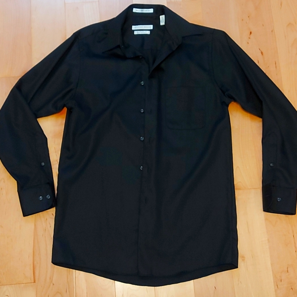 Men's Geoffrey Beene Black Dress Shirt